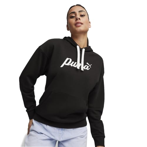 PUMA Unisex ESS+ Blossom Script Hoodie TR Schweiß, Black, M