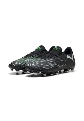 PUMA Erwachsene Future 8 Play FG/AG Fußballschuhe 39 Black Cool Light Gray Fluo Green