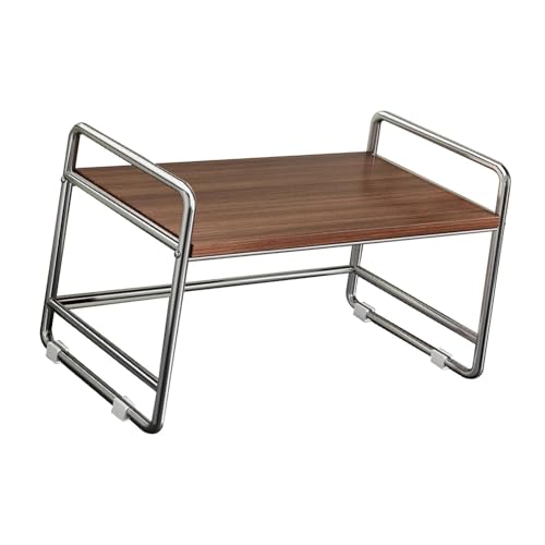 Sharplace Office Desktop -Druckerständer Druckerregal 2 Stufen Arbeitsplatten Organizer Desk Organizer Regal Kopierer für Faxmaschine Haus
