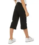 Dykmod Mädchen 3/4 Capri Culotte Hose Weites Bein Jogginghose Leicht Sommer hk432 152 Schwarz