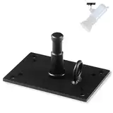 Selens Wandhalterung Platte Baby Pin Wall Mount Plate Metallhalter Ständer mit Stud 6cm Höhe für Fotostudio Video Beleuchtung Blitzlicht Monolight Decke Wand Fotografie Zubehör