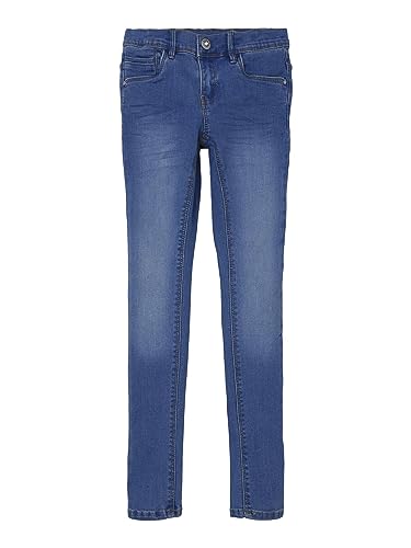 NAME IT Polly Skinny fit Mädchen Jeanshose Medium Blue Denim-122