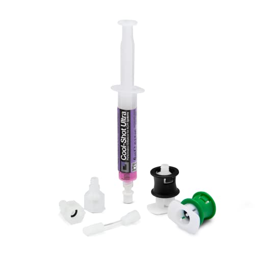 Errecom Cool-Shot Ultra, Additiv zur Wiederherstellung der ursprünglichen Leistungsfähigkeit von Klima- und Kälteanlagen und Fahrzeugklimaanlagen, 6 ml Spritze