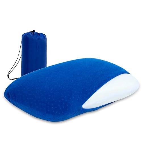 YOUMAKO Camping Leichtes Kopfkissen - Memory Foam Travel Pillow für Erwachsene Kinder Outdoor Backpacking Wandern Ausrüstung