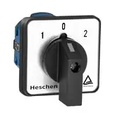 Heschen, Universal-Nockenschalter, Drehschalter, Wechselschalter SZW26-20/D202,2, Ui 660V, Ie 20A, 3 Positionen (An-Aus-An), 2 Phasen, 8 Klemmen, CE