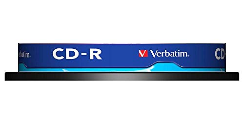 Verbatim CD-R Extra Protection, CD-Rohlinge mit 700 MB Datenspeicher, ideal für Foto- und Video-Aufnahmen, kompatibel mit jedem konventionellen CD-Laufwerk, 10er Pack Spindel