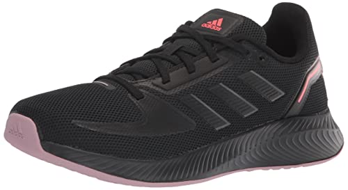 adidas Runfalcon 2.0 Damen-Laufschuh, Core Black/Core Black/Grey, 40 EU