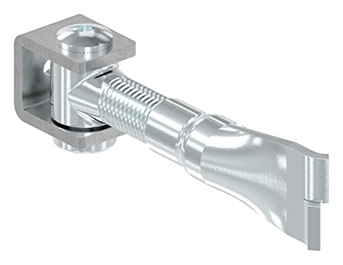 Fenau - Torband M20 / Halterung verstellbar zum Einmauern - Stahl S235JR, roh - Tragkraft pro Paar: 150 kg