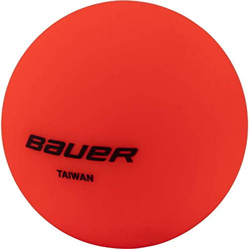 BAUER Warm-STK. Streethockey Ball, Orange, 1size