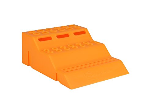 neoLab Polypropylen Kombirack für PCR-Röhrchen, 24 x 0.2mL/14 x 0.5mL/12 x 1.5/2.0mL, Orange