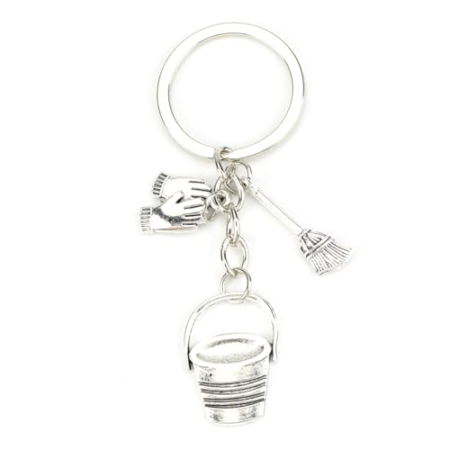 Tranbath Schlüsselanhänger Frauen Lustig, Metal Material Gartenzubehör Geschenk für Gartenliebhaber, Deko für Garten, Geschenk für Gärtner, Praktische Geschenke für Gartenfreunde