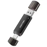 KOOTION USB Stick 64GB, USB C Stick OTG 2.0 Speicherstick 2-in-1 USB 64G Flash Laufwerk Type C Flash Drive 64 Gbyte für PC/Laptop/Notebook, Typ-C Smartphone