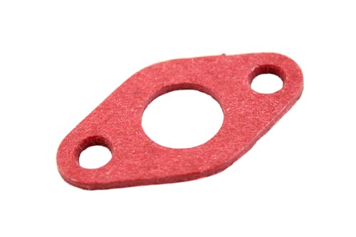 Flanschdichtung Vergaser, Isolierflansch Dichtung, Rot, 2mm stark, Ø innen 16mm für Simson S50, S51, S70, SR50, SR80, KR51/1, KR51/2, S53, S83, SR4-2, SR4-3, SR4-4