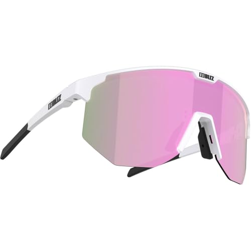 Bliz Hero Small Sportbrille, matt White-Brown-pink Multi