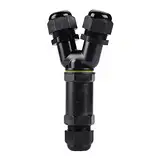 Kabelverbinder Verteilerdose Abzweigdose Kabelmuffe Verbindungsmuffe Verbindungsbox Verteilerdose Wasserdicht Kabeldose Wasserdicht IP68 6-Polig Außen Outdoor Erdkabel (6 Pin/Y-Form)