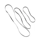 Hemobllo Plattenspieler-Riemen – Plattenspieler-Riemen – Phonographen-zubehör – Ersatzriemen Für Videorekorder (schwarz 201 Mm Und 305 Mm)