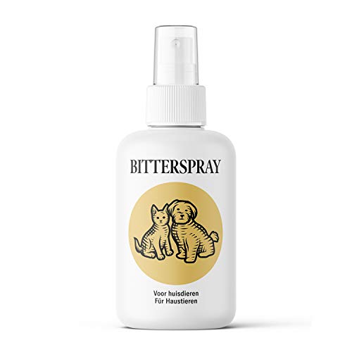 Sensipharm Bitterspray 100ml - Bittertropfen ohne Alkohol für Hunde und Katzen, Anti-Kau und Lecken Spray, Katzen Fernhaltespray Hunde für Möbel, Abwehrspray für Haustiere mit Bitteren Geschmack