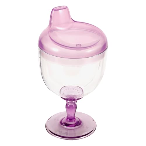 ifundom Kelch-Schnabeltasse Weinglas-Schnabeltasse Mit Deckel Kein Verschütten Anti-Fall-Getränkebecher Für Geburtstagsfeier 170 Ml