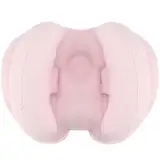 KAKIBLIN 2 in 1 Baby Reisekissen, Baby Nackenkissen, Bananenform verstellbares Babykissen Neugeborenes Flachkopf für Kleinkind Jungen Mädchen, Rosa