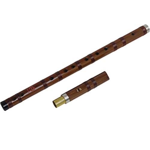 Supvox Japanische Flöte Chinesische Bambusflöte Schlüssel F Handgemachtes Traditionelles Chinesisches Instrument Flöte Dizi Musikalisches Blasinstrument Für Leistung Sopranblockflöten