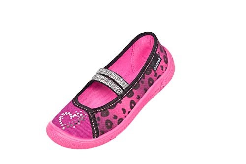 Vi-GGa-Mi Jungen Mädchen Eliza Slipper, Fuchsia, 26 EU