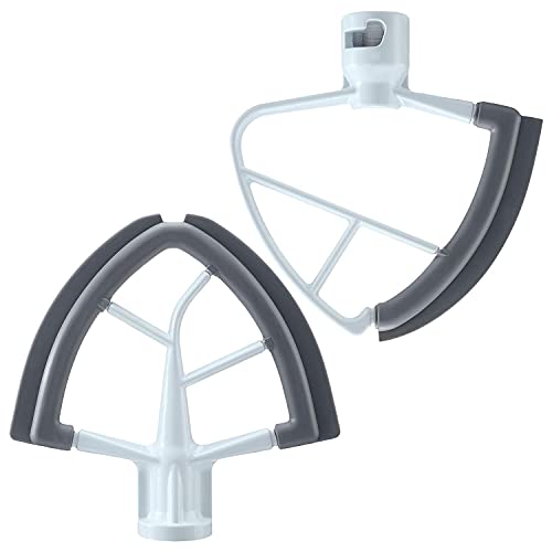 Tsadeer Flex Edge Schneebesen Set für Küchenmaschine Zubehör Rührbesen für Mixer Anschluss 4,5-5 QT mit Schüsselheber