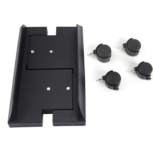 Computerkofferhalter -Halterungs -Desktop -Speicherregal mit Bremse aus haltbarem Material ideal für den Mainstream -Computer (Black)