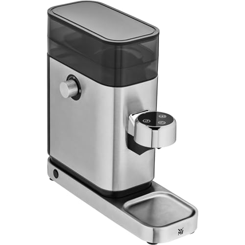 WMF Lumero Espressomühle elektrisch 150 Watt, LED Touch-Tasten, 40 Mahlgrade, Kaffeemehlbehälter, Cromargan Edelstahl matt