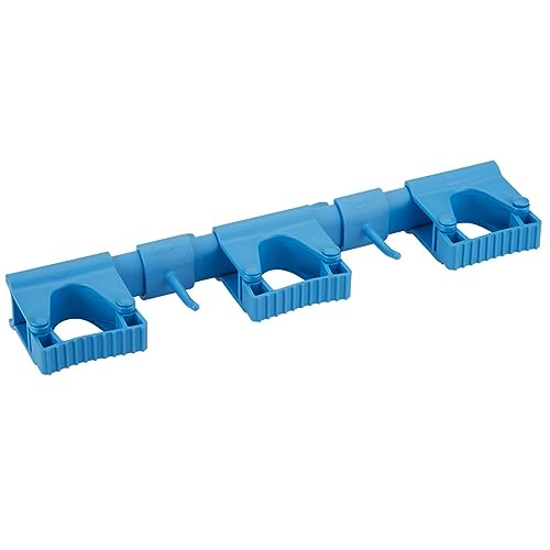 Vikan 10113 Hygienisches Hi-Flex Wandhalterungssystem, blau (1011)