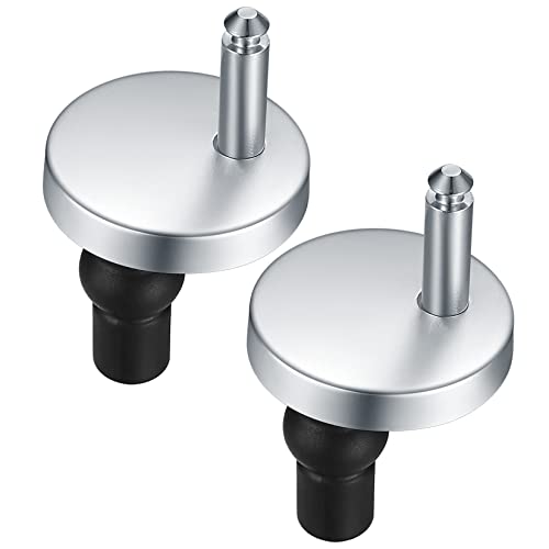 2 Stück Schrauben für Toilettensitz, Scharnier für Toilettendeckel Befestigung WC-Sitze Klodeckel Edelstahl, Toiletten Sitz Reparatur Teile, Toiletten Sitz Schrauben Zubehör