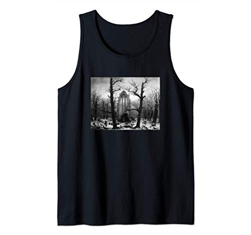 Caspar David Friedrichs Klosterfriedhof im Schnee Tank Top