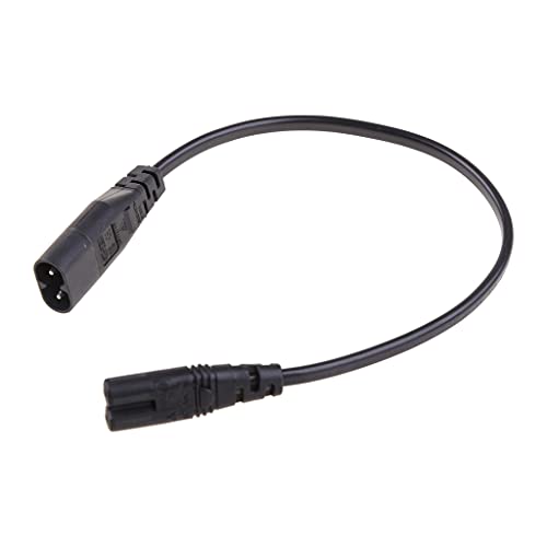 IEC C8-Stecker auf C7-Buchse, Stecker auf Buchse, Verlängerungsnetzteil, Hauptadapterkabel, 30 cm Konverterkabel