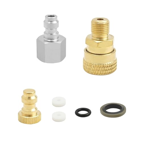 uikios Mehrzweck-Schnellspanner, 1/8 Zoll, Kupplung, Haushaltszubehör für Luftgewehre und Paintball-Ausrüstung