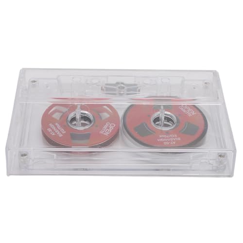Leeres Kassettenband, Reel-to-Reel, 50 Minuten Doppelseitiges Metall-Tonaufnahmeband mit Transparenter Box, für Musikaufnahmen (-2214240058512)