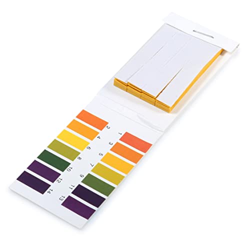 1 Pack (80pcs) Lackmuspapier 1-14 Alkalinsäure-Testpapier tragbares Wasser Lackmus-Test-Kit, Säure-Testpapier