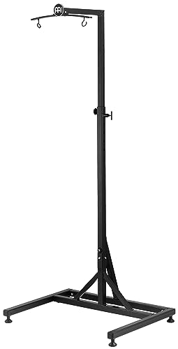 Sonic Energy Gong Ständer – Zubehör für Gongs und Tam Tams bis 101 cm – Höhenverstellbar bis 205 cm – Pulverbeschichteter Stahl, schwarz (TMGS-2)