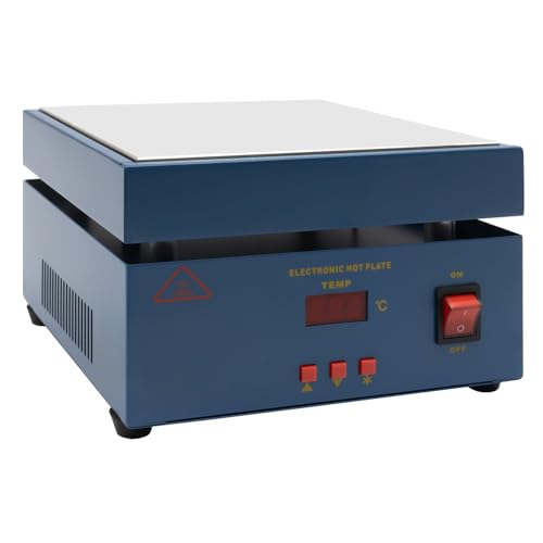 Elektrische Mikrocomputer Heizplatte, Herdplatte, Raumtemperatur~350℃ 220V 8000W Wärmeplatte, Kochplatte mit LCD Digitalanzeige Vorwärmer, für Reparieren von Handy-Bildschirmen, LED-Anzeigen usw