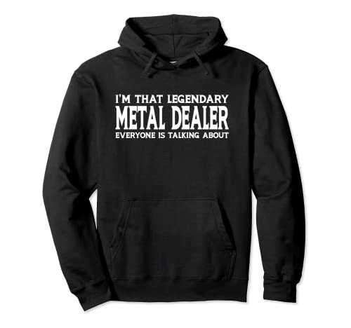 Metallhändler Job Titel Mitarbeiter Lustiger Arbeiter Metallhändler Pullover Hoodie