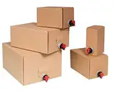 Bag-in-Box Sets - Karton und Beutel - 1,5L,3L,5L,10L und 20L (40, 5Liter)