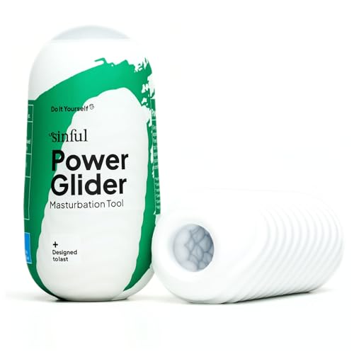 Sinful Masturbations Ei - Power Glider Masturbator Egg - Masturbieren für Männer Ei - Pocket Egg Sex Ei - Wiederverwendbar Muschi Masturbieren für Männer Ei