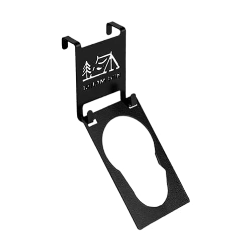 MagiDeal Campingtisch, Gastankhalterung, Outdoor-Gastankhalter, Gaskanister-Zubehör, Metall, Flacher Gastank-Aufhänger zum Wandern, Kochen, Stil b