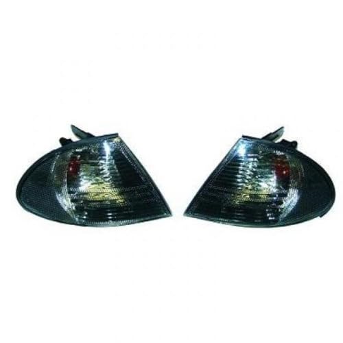 in.pro. 1214076 Designblinker Set, E46 98-01 4-Tuerig, Schwarz/Kristall
