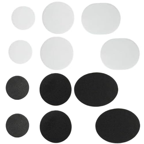Zwenjuan Self Adhesive Repair Patches,12 Stück Schuh Loch Reparatur Patch Schuh Reparatur Patch Kit,Sneaker Schuhe Ferse Reparatur Patch Fersen Patch,für Sportschuhe,Stoffschuhe
