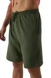 Smith & Solo Sporthose Herren Kurz - Kurze Hosen Herren, Laufshorts Männer Sommer Baumwolle Jogginghose Fitnesshose Sport Sportshorts Bermuda Shorts Hose Trainingshose (M, 7319 - Khaki)