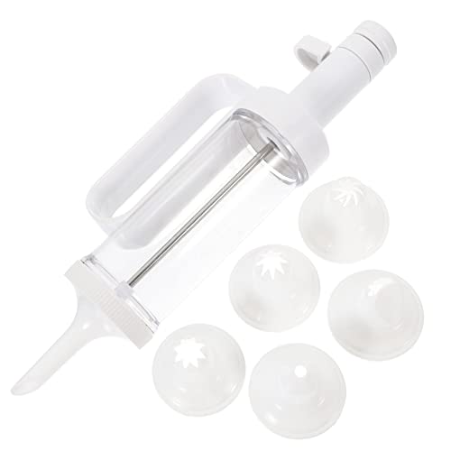 Alipis 1 Set Ausstechformen Set Kuchendekorationszubehör Backset Küchenzubehör Sahnespritzgerät Haushaltsbackform Multifunktions Sahnedüsen Weißer Edelstahl Wiederverwendbar