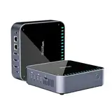 DreamQuest Mini PC mit OS 16GB RAM 512GB M.2 SSD Intel N95 (bis zu 3.4Ghz) Micro Desktop Computer mit 4K HDMI/2x LAN/WiFi 5/Bluetooth4.2/USB3.2 für Office Business Klein PC Besser als N5105