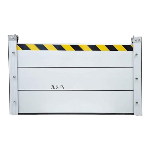 Hochwasserschutz, Hochwasserschutz bei türen, Hochwasserschutz für türen, Aluminium Hochwasserschutz barriere, Geeignet für Unterführungen, Fabrik, Garageneinfah (90 * 60CM)