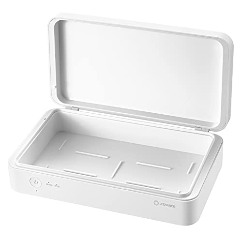 LEDVANCE UV-C Disinfection Box, volle UV-C Power zur Bekämpfung von Viren und Bakterien, Mobile Einheit zur Desinfektion von Dingen des täglichen Gebrauchs, 21,9cm x 12,6cm x 6,3cm