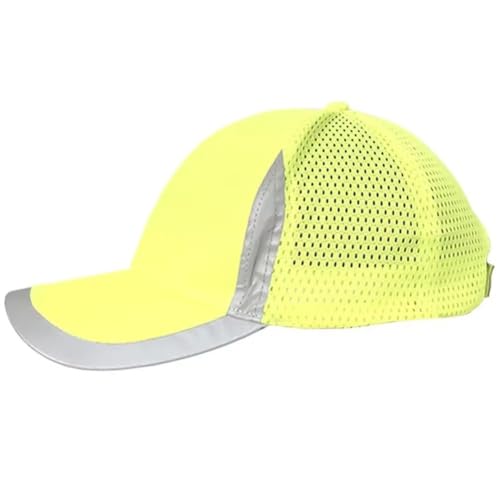 Ericetion Leichte Anstoßkappe, Gut Sichtbare Schützende Anstoßkappe, Reflektierende Arbeitskappe, Schutzhelm Im Baseball-Stil, Outdoor-sportmütze, Sicherheits-Arbeitskleidung Für Männer Und Frauen