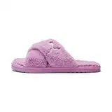 PUMA Damen Fluff X Strap Sandal, Opera Mauve White, 38 EU